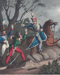 Napoleonic Wars, Battle of Waterloo (1819) original aquatints